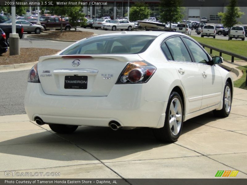 Winter Frost Pearl / Charcoal 2009 Nissan Altima 3.5 SE
