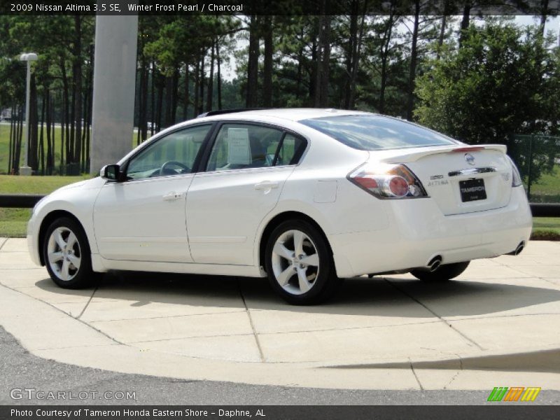 Winter Frost Pearl / Charcoal 2009 Nissan Altima 3.5 SE