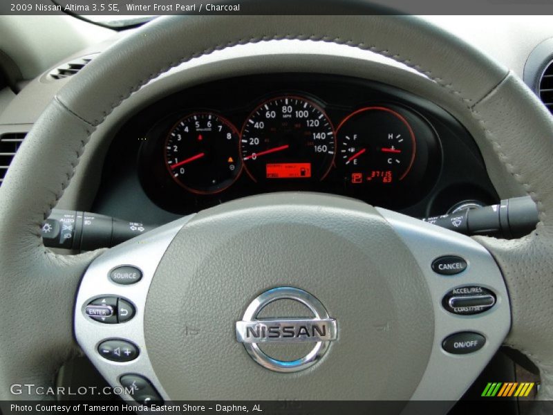 Winter Frost Pearl / Charcoal 2009 Nissan Altima 3.5 SE