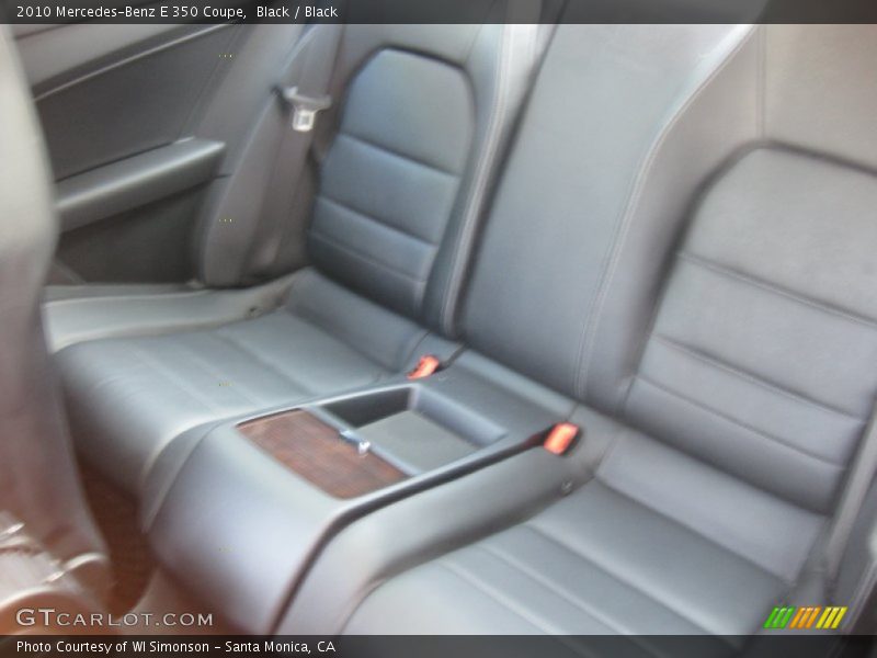 Black / Black 2010 Mercedes-Benz E 350 Coupe