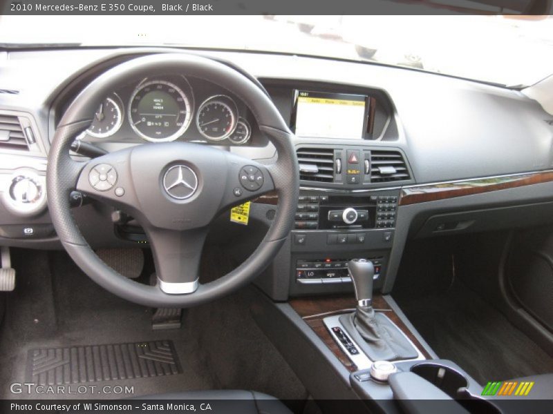 Black / Black 2010 Mercedes-Benz E 350 Coupe