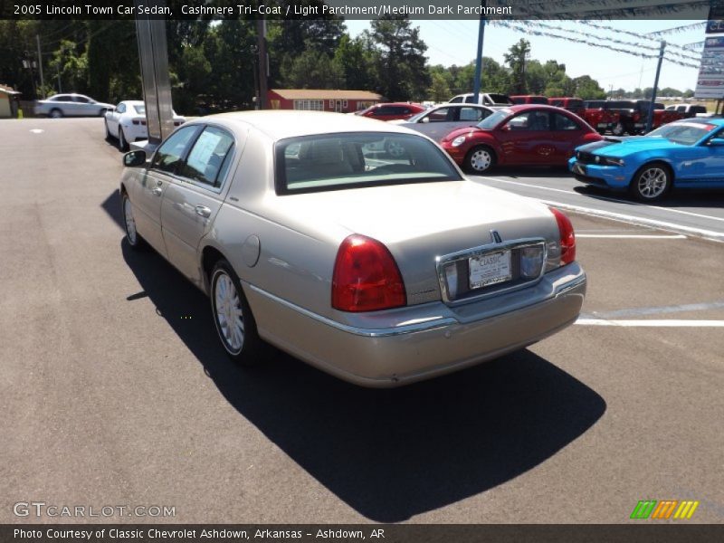 Cashmere Tri-Coat / Light Parchment/Medium Dark Parchment 2005 Lincoln Town Car Sedan