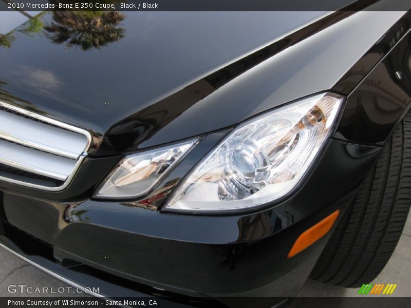 Black / Black 2010 Mercedes-Benz E 350 Coupe