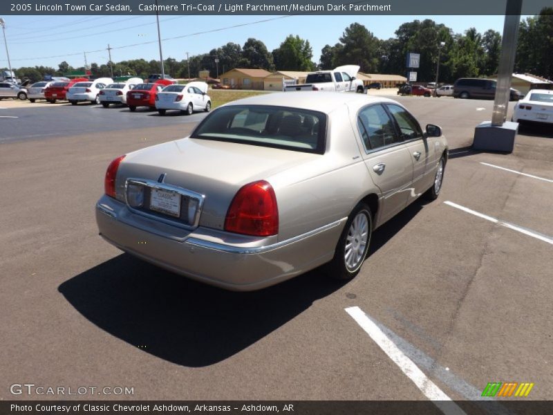 Cashmere Tri-Coat / Light Parchment/Medium Dark Parchment 2005 Lincoln Town Car Sedan