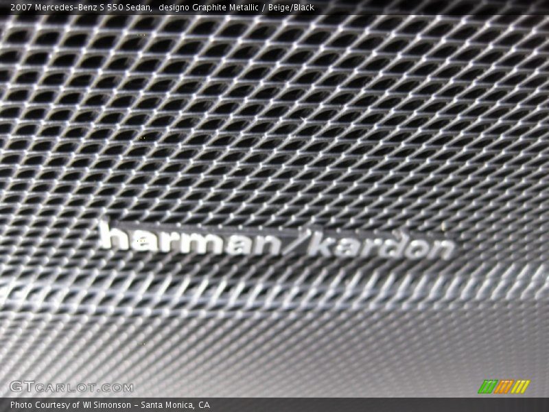 designo Graphite Metallic / Beige/Black 2007 Mercedes-Benz S 550 Sedan