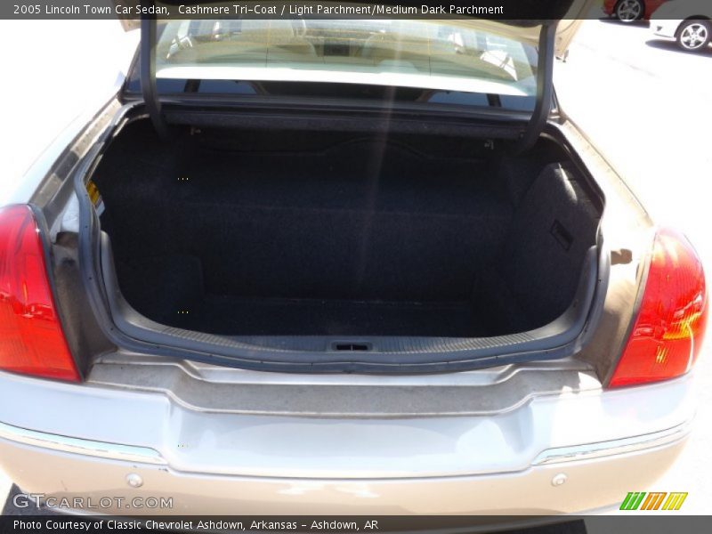 Cashmere Tri-Coat / Light Parchment/Medium Dark Parchment 2005 Lincoln Town Car Sedan