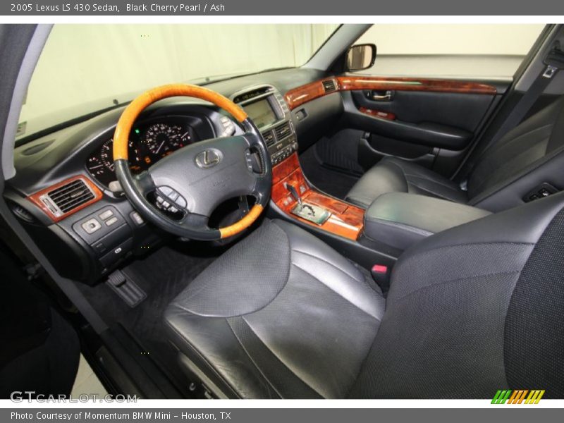 Black Cherry Pearl / Ash 2005 Lexus LS 430 Sedan