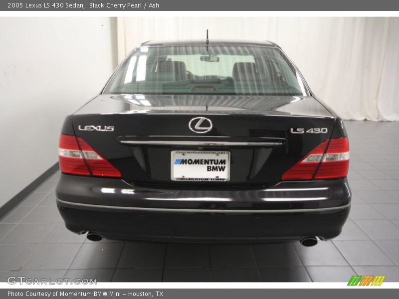Black Cherry Pearl / Ash 2005 Lexus LS 430 Sedan