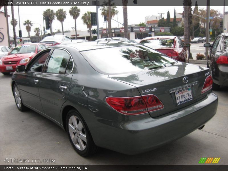 Oasis Green Pearl / Ash Gray 2005 Lexus ES 330