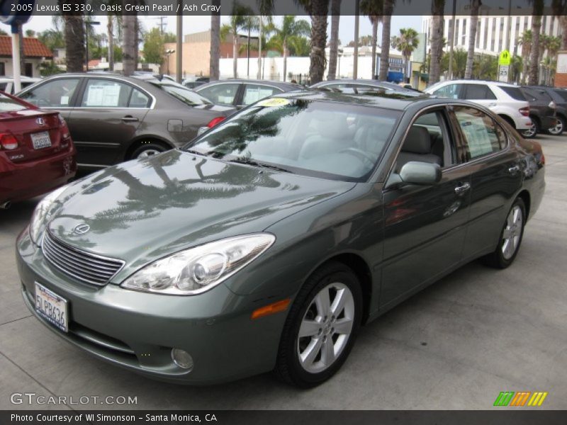 Oasis Green Pearl / Ash Gray 2005 Lexus ES 330