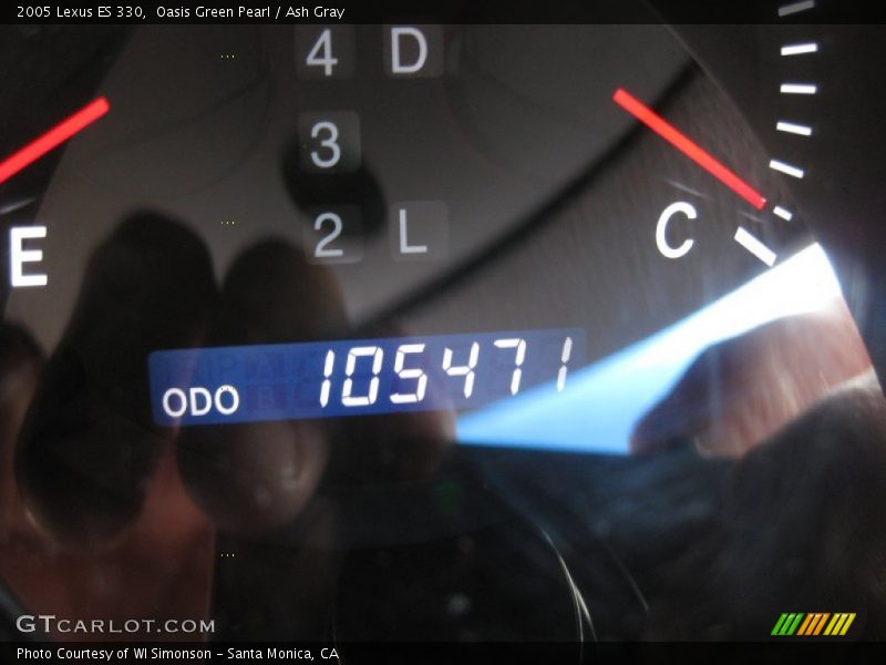 Oasis Green Pearl / Ash Gray 2005 Lexus ES 330