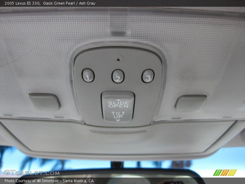 Oasis Green Pearl / Ash Gray 2005 Lexus ES 330