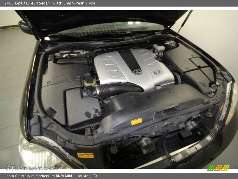 Black Cherry Pearl / Ash 2005 Lexus LS 430 Sedan