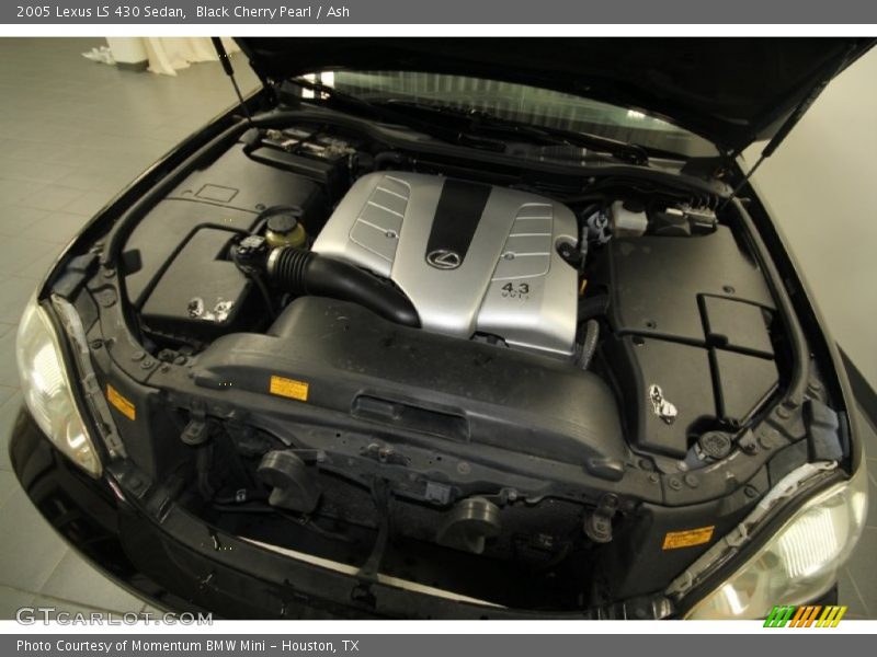 Black Cherry Pearl / Ash 2005 Lexus LS 430 Sedan