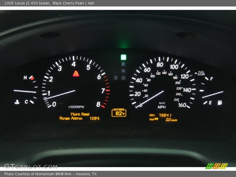 Black Cherry Pearl / Ash 2005 Lexus LS 430 Sedan