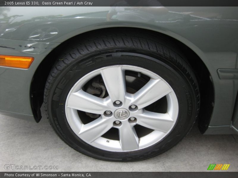 Oasis Green Pearl / Ash Gray 2005 Lexus ES 330
