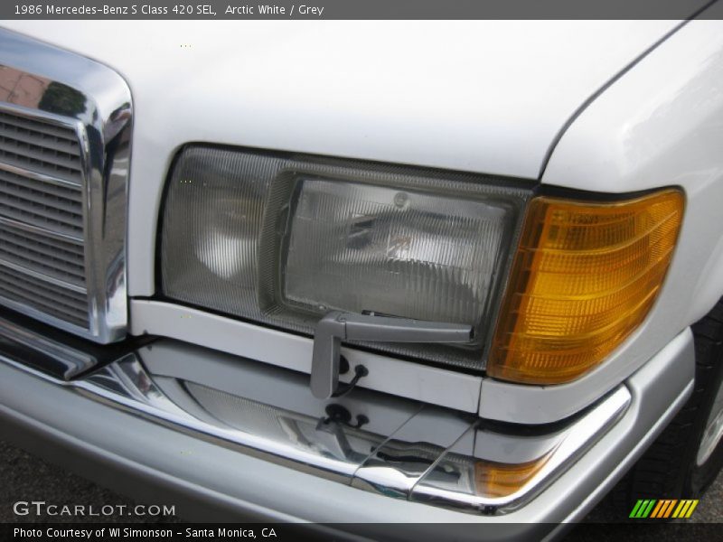 Headlight wiper blades - 1986 Mercedes-Benz S Class 420 SEL