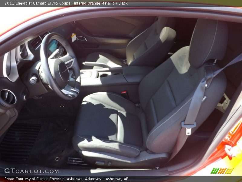 Inferno Orange Metallic / Black 2011 Chevrolet Camaro LT/RS Coupe