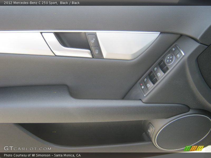 Black / Black 2012 Mercedes-Benz C 250 Sport