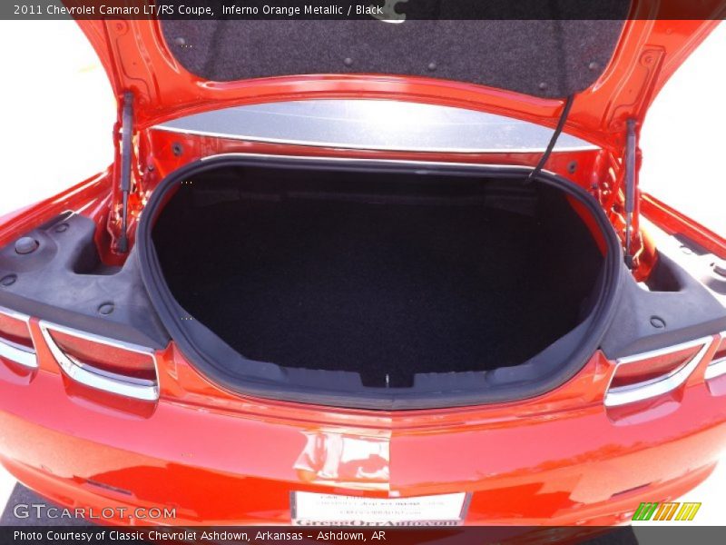 Inferno Orange Metallic / Black 2011 Chevrolet Camaro LT/RS Coupe