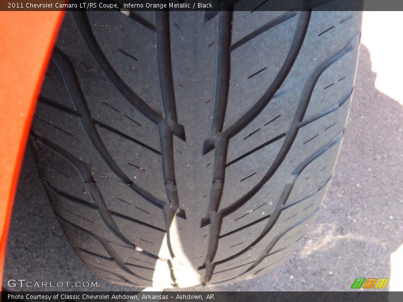 Inferno Orange Metallic / Black 2011 Chevrolet Camaro LT/RS Coupe