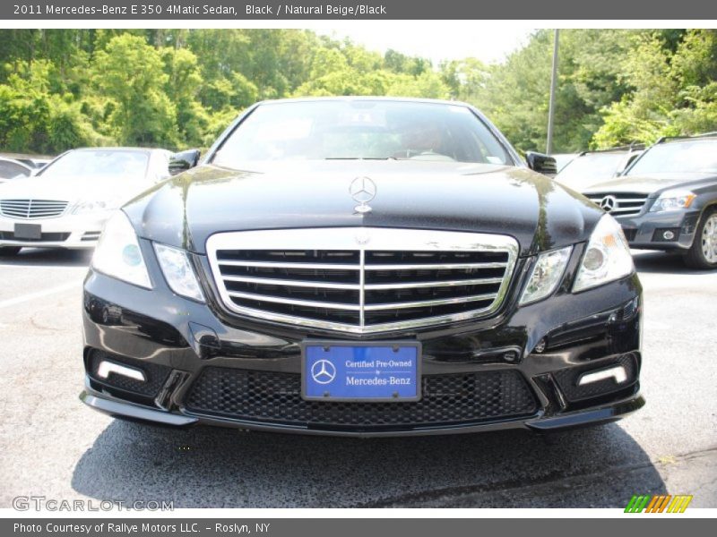 Black / Natural Beige/Black 2011 Mercedes-Benz E 350 4Matic Sedan