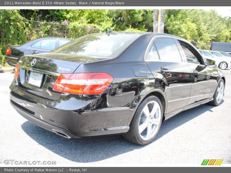 Black / Natural Beige/Black 2011 Mercedes-Benz E 350 4Matic Sedan