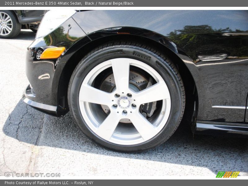 Black / Natural Beige/Black 2011 Mercedes-Benz E 350 4Matic Sedan