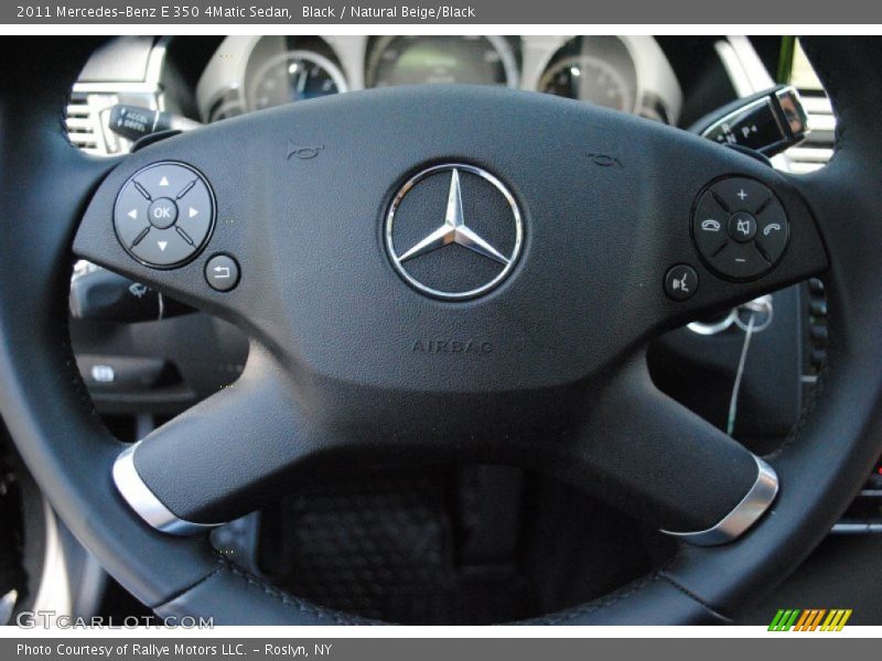 Black / Natural Beige/Black 2011 Mercedes-Benz E 350 4Matic Sedan