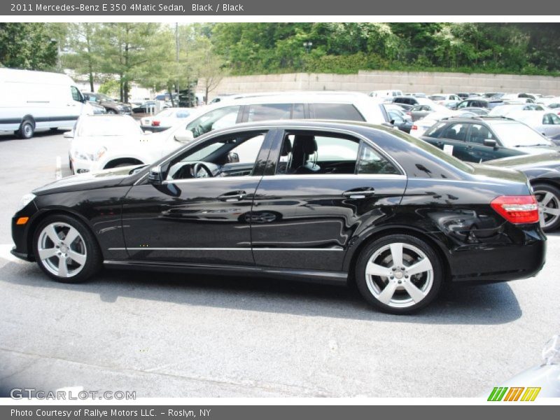 Black / Black 2011 Mercedes-Benz E 350 4Matic Sedan