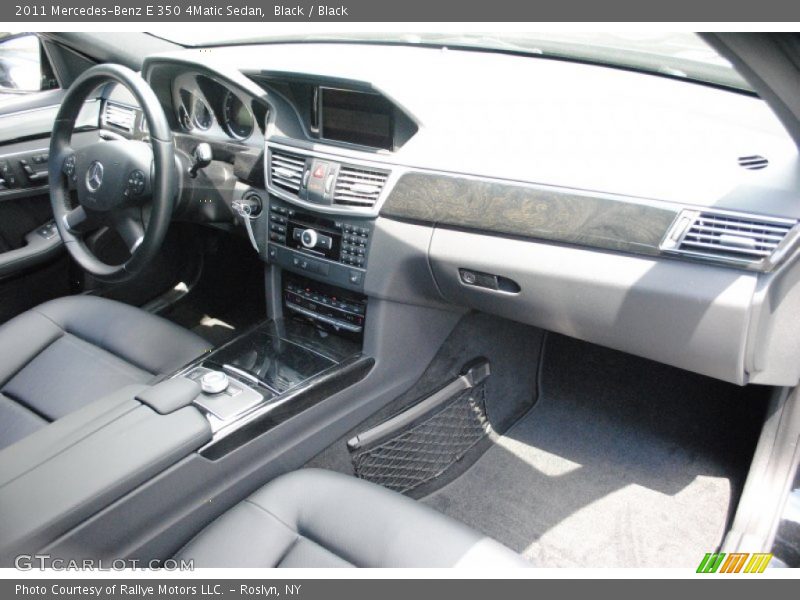 Black / Black 2011 Mercedes-Benz E 350 4Matic Sedan
