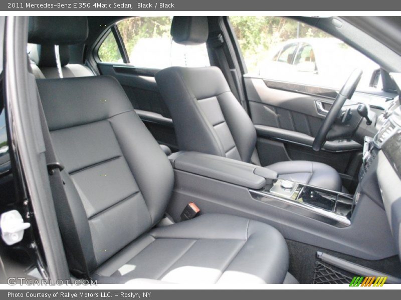 Black / Black 2011 Mercedes-Benz E 350 4Matic Sedan