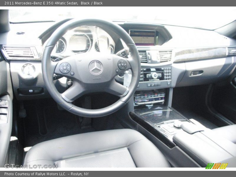 Black / Black 2011 Mercedes-Benz E 350 4Matic Sedan