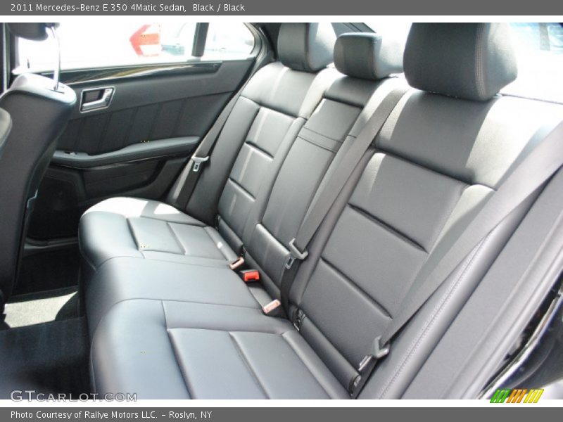 Black / Black 2011 Mercedes-Benz E 350 4Matic Sedan