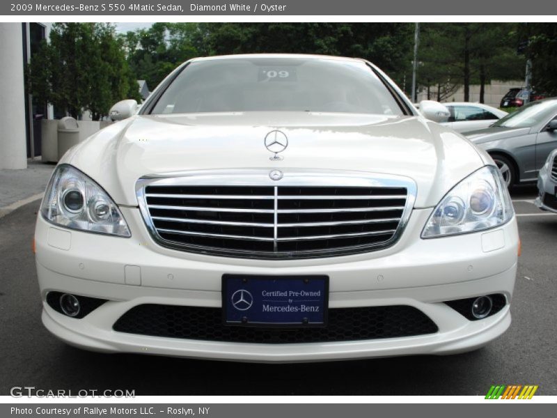 Diamond White / Oyster 2009 Mercedes-Benz S 550 4Matic Sedan