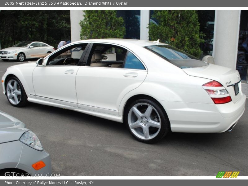 Diamond White / Oyster 2009 Mercedes-Benz S 550 4Matic Sedan