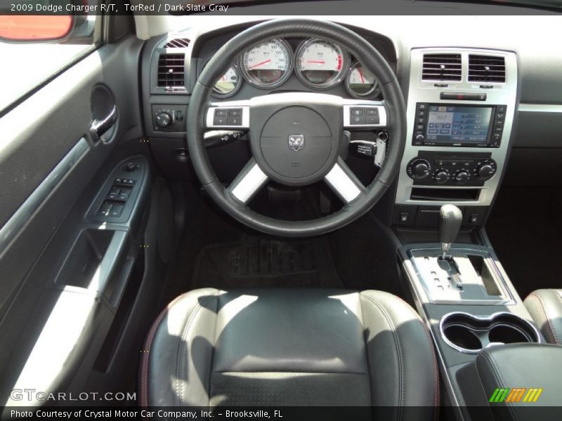 TorRed / Dark Slate Gray 2009 Dodge Charger R/T