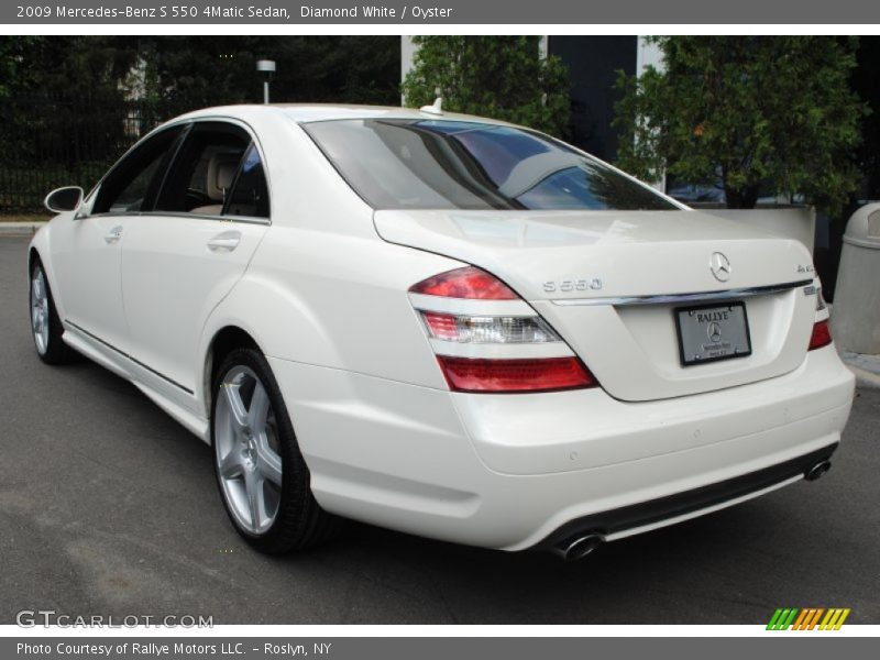 Diamond White / Oyster 2009 Mercedes-Benz S 550 4Matic Sedan