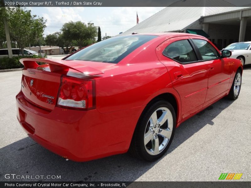 TorRed / Dark Slate Gray 2009 Dodge Charger R/T