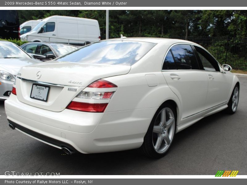 Diamond White / Oyster 2009 Mercedes-Benz S 550 4Matic Sedan