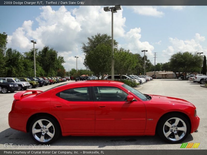 TorRed / Dark Slate Gray 2009 Dodge Charger R/T