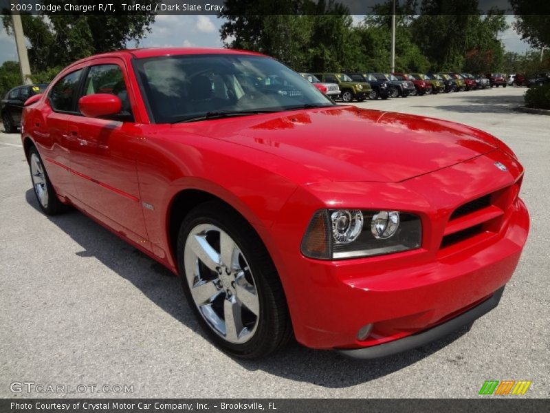 TorRed / Dark Slate Gray 2009 Dodge Charger R/T