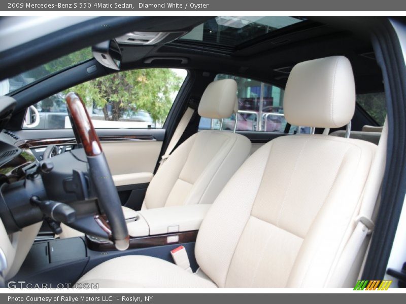 Diamond White / Oyster 2009 Mercedes-Benz S 550 4Matic Sedan