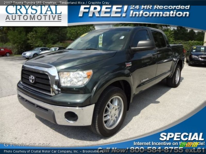 Timberland Mica / Graphite Gray 2007 Toyota Tundra SR5 CrewMax