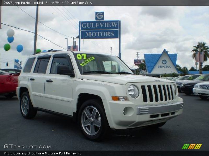 Stone White / Pastel Slate Gray 2007 Jeep Patriot Limited
