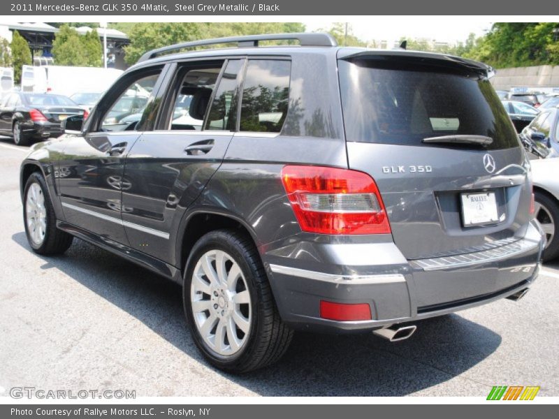 Steel Grey Metallic / Black 2011 Mercedes-Benz GLK 350 4Matic