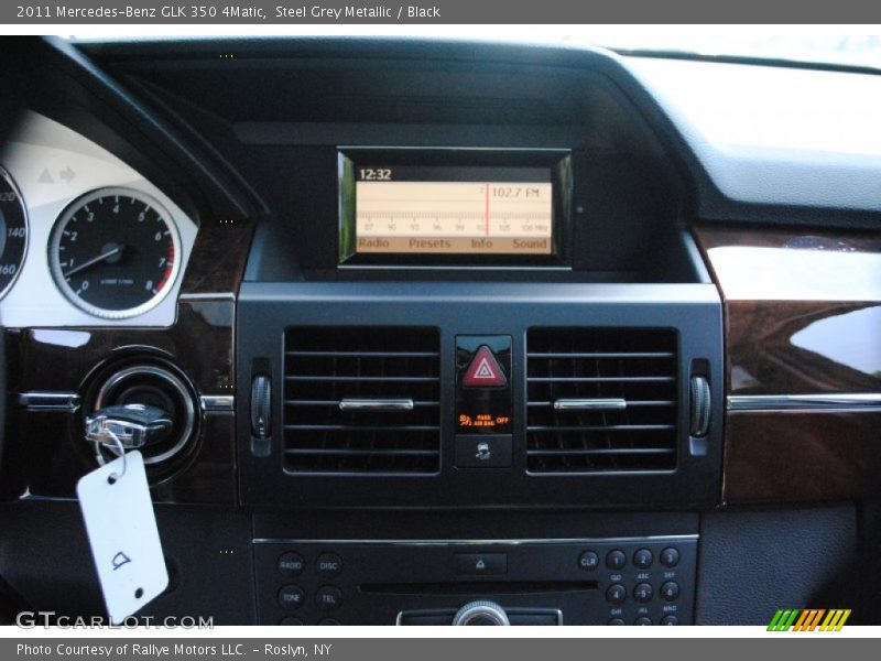 Steel Grey Metallic / Black 2011 Mercedes-Benz GLK 350 4Matic