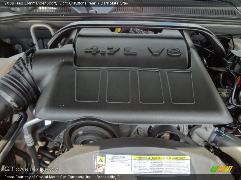  2008 Commander Sport Engine - 4.7 Liter OHV 12V PowerTech V8