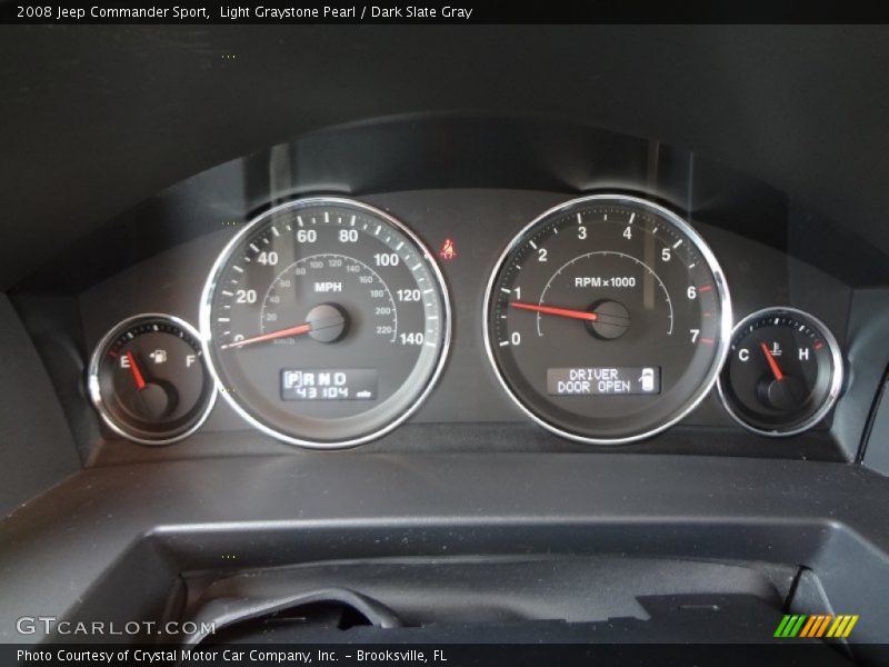  2008 Commander Sport Sport Gauges