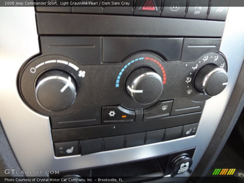 Controls of 2008 Commander Sport